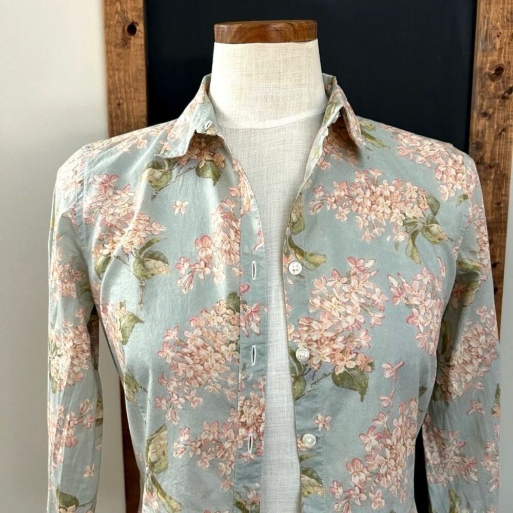 Liberty Art Fabric + Brooks Brother’s Floral Button-Front Long-Sleeve Shirt - Picture 4 of 11